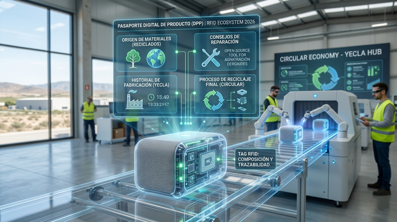 El RFID como motor del Pasaporte Digital de Producto en 2026